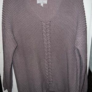 Light purple knit sweater